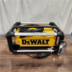 AS-IS DeWalt 2100 PSI 13 Amp Cold Water Electric Pressure Washer with Internal Equipment Storage