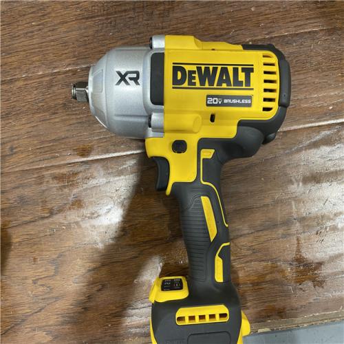 as is DEWALT 20V MAX* XR 1/2  High Torque Impact Wrench with Hog Ring Anvil