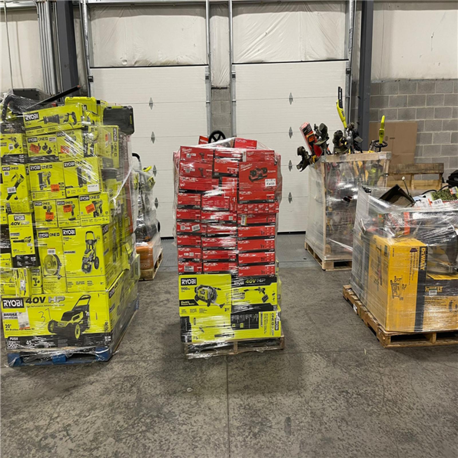 Pittston Location As-Is Power Tools Partial Truckload (6 pallets) 1357787-F