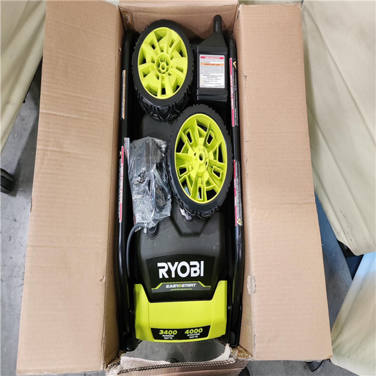 California AS-IS Ryobi 3400 Running Watt 4000 Starting Watt Power Inverter Generator