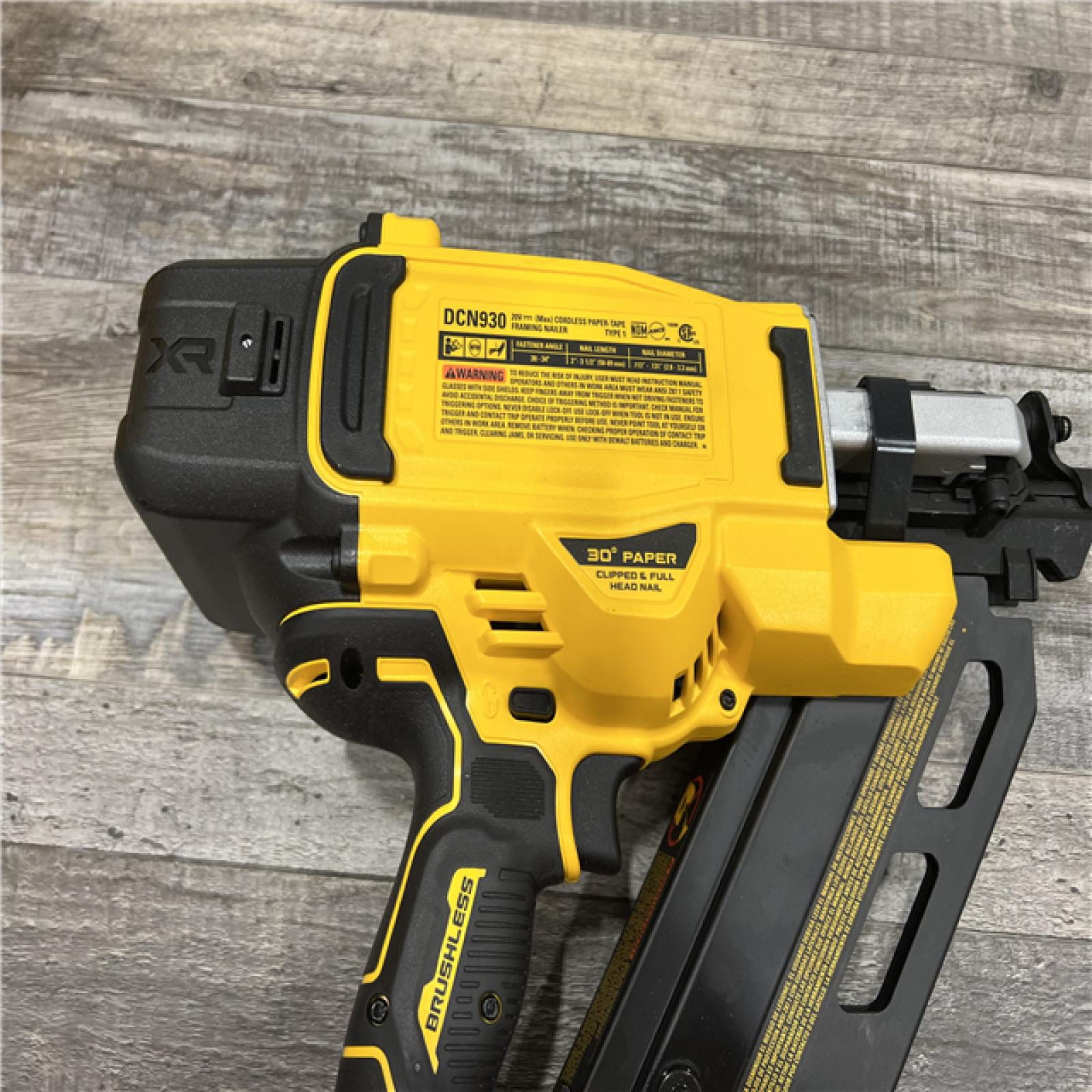 AS-IS DEWALT 20-Volt 30Â° Cordless Framing Nailer (Tool-Only)