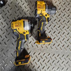 HOUSTON LOCATION - AS-IS ATOMIC 20-Volt MAX Lithium-Ion Cordless Combo Kit (2-Tool) with (2) 2.0Ah Batteries, Charger and Bag