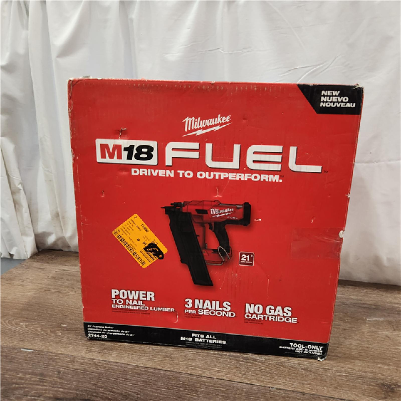 AS-IS Milwaukee 2744-20 M18 FUEL 21-Degree Cordless Framing Nailer (Tool Only)