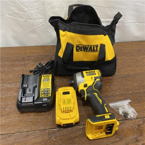 AS-ISDEWALT ATOMIC 20V MAX* Brushless Cordless Compact 1/4 in. Impact Driver Kit