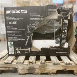 DALLAS LOCATION - Metabo HPT 10-in 15-Amp Table Saw with Micro Adjust Rip Fence and Caster Platform - 10 inch Jobsite Table Saw