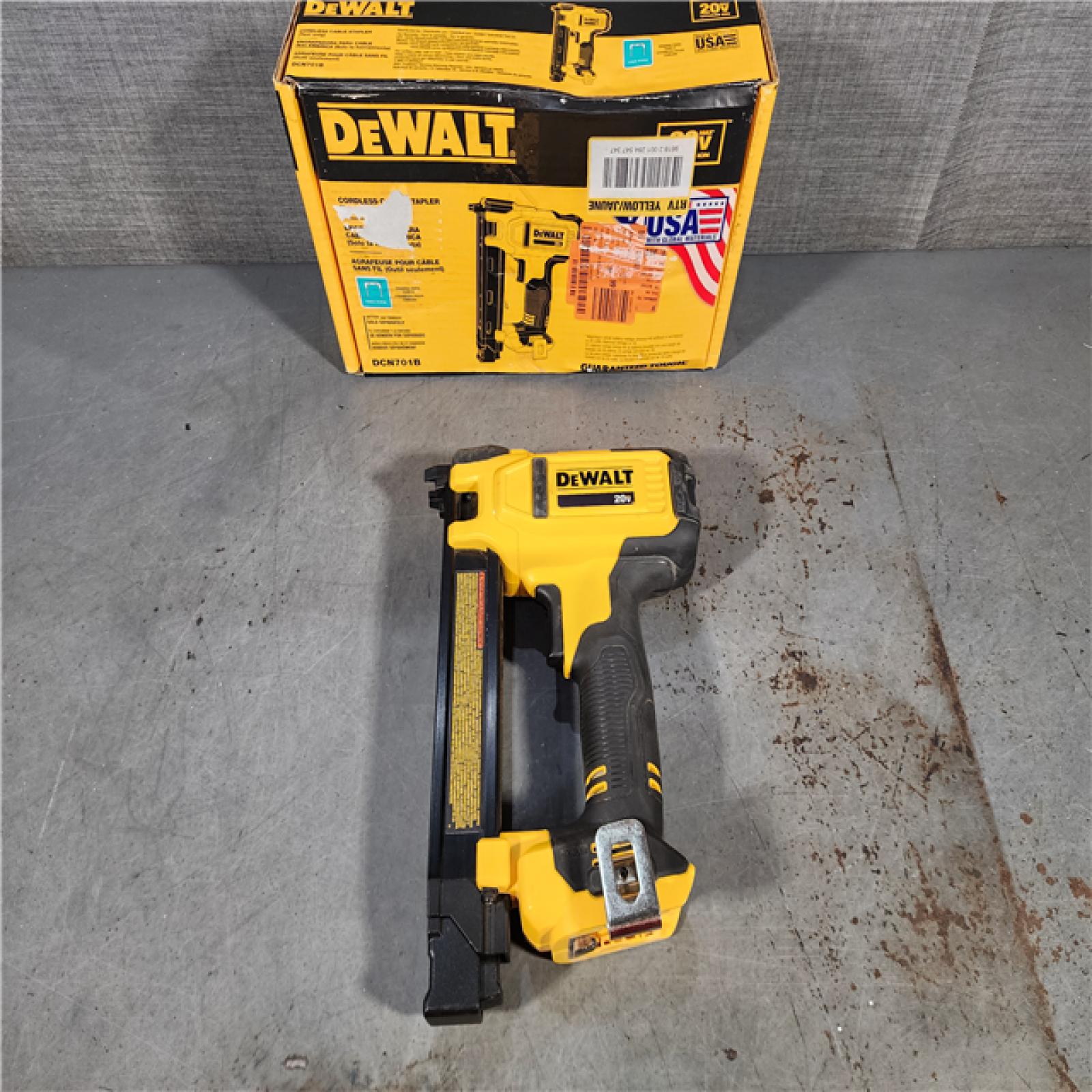 HOUSTON LOCATION - AS-IS DEWALT  20V MAX Lithium-Ion Cordless Cable Stapler (Tool Only)