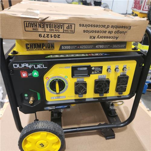 Dallas Location - As-Is  Champion Power Equipment 5300/4250-Watt Gasoline Portable Generator