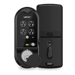 Phoenix Location NEW Lockly Vision Matte Black Deadbolt WiFi Smart Lock with Video Doorbell, Fingerprint, Keypad, App, Voice Control, 2-Way Audio