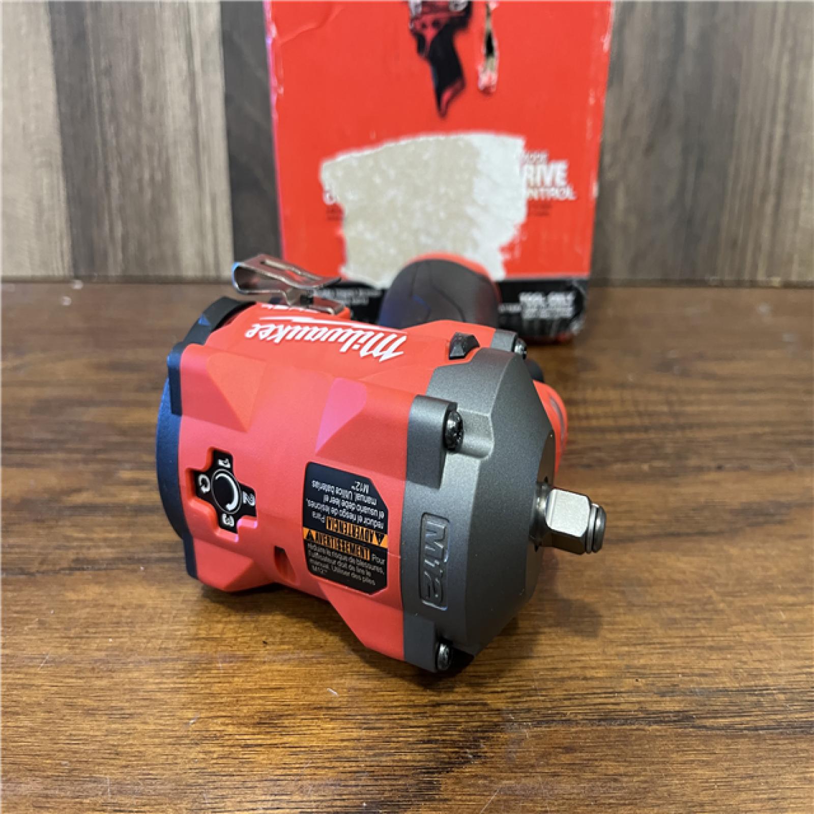 AS-IS MILWAUKEE FUEL 12V Lithium-Ion Brushless Cordless Stubby 3/8 in. Impact Wrench (Tool-Only)