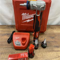 AS IS M12 12-Volt Lithium-Ion Cordless PEX Expansion Tool Kit with (2) 1.5 Ah Batteries, (3) Expansion Heads and Hard Case