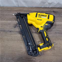 AS-IS DEWALT 20V MAX XR 15 Ga. Cordless 34 Deg Nailer 20 V