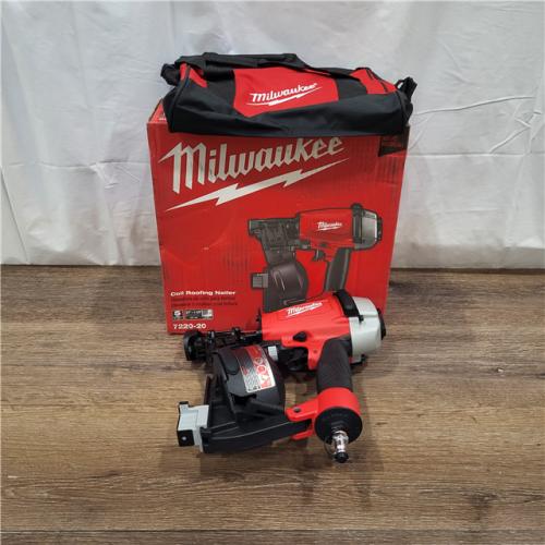 AS-IS Milwaukee Pneumatic 1-3/4 in. 15 Degree Coil Roofing Nailer