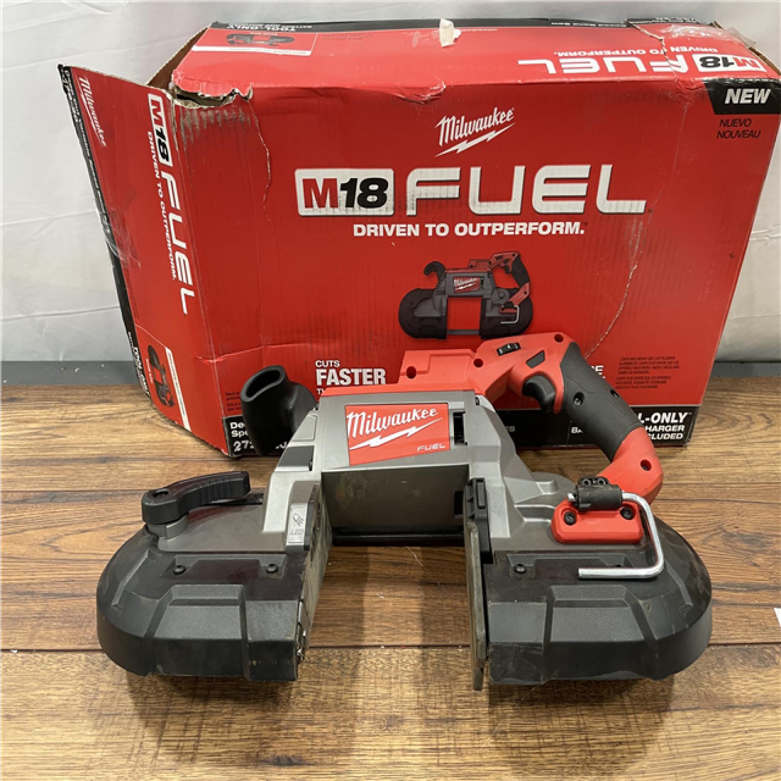 AS-IS Milwaukee M18 FUEL 18V Lithium-Ion Brushless Cordless Deep Cut Band Saw (Tool-Only)