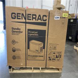 DALLAS LOCATION - Generac 24,000 Watt - Dual Fuel Air- Cooled Whole House Home Standby Generator, Smart Home Monitoring & 200-AMP Transfer Switch