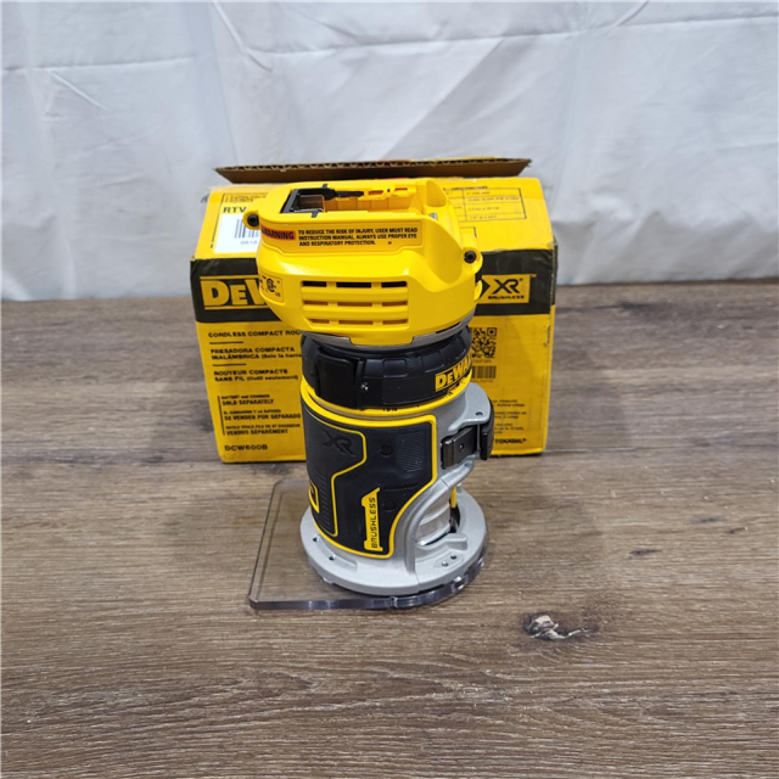 AS- IS Dewalt 20V MAX XR Brushless Cordless Compact Router (Tool Only)