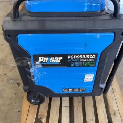 Houston Location AS-IS - Pulsar PGD95BISCO Inverter Generator 9,500 Peak Watts 7,600 Rated Watts