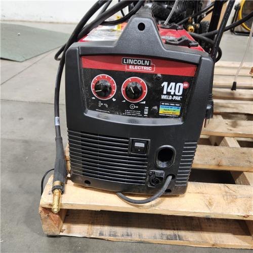 Dallas Location - As-Is Lincoln Electric Weld Pak 140 HD Wire-Feed Welder