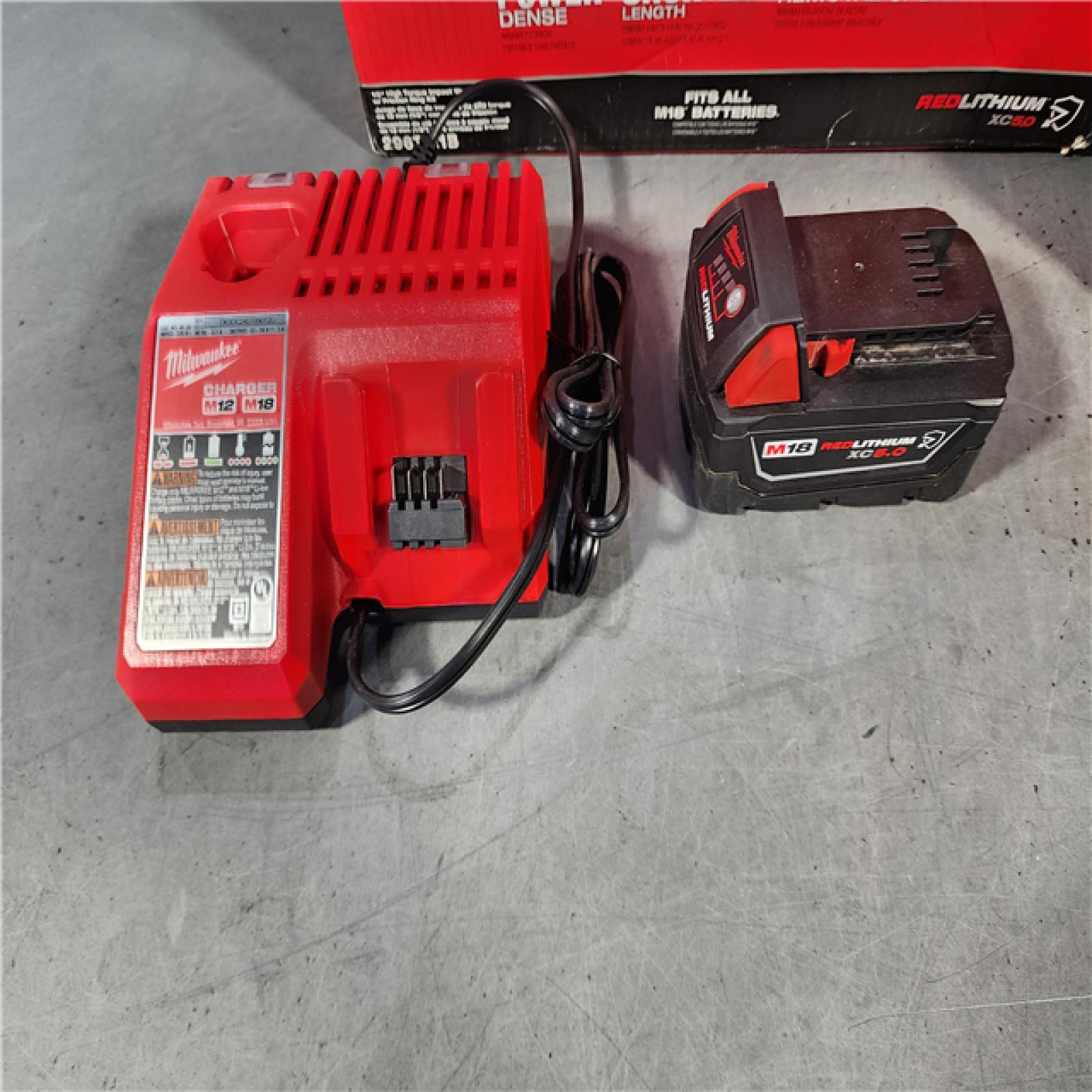 HOUSTON LOCATION - AS-IS Milwaukee M18 1/2 in. Cordless Brushless High Torque Impact Wrench Kit (Battery & Charger)