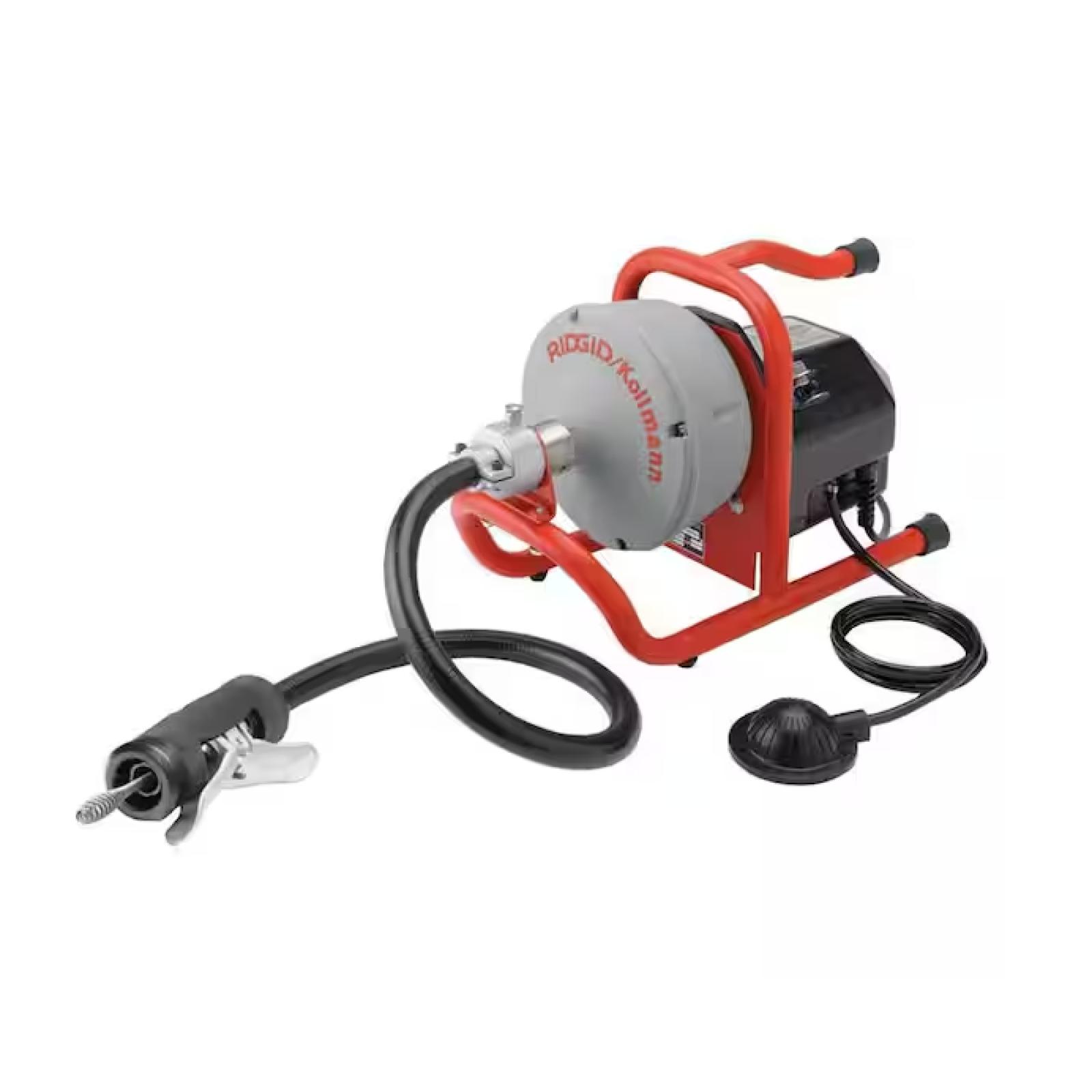 DALLAS LOCATION - RIDGID K-40AF Drain Cleaning Autofeed Snake Auger Machine with C-13 5/16 in. Inner Core Speed Bump Cable