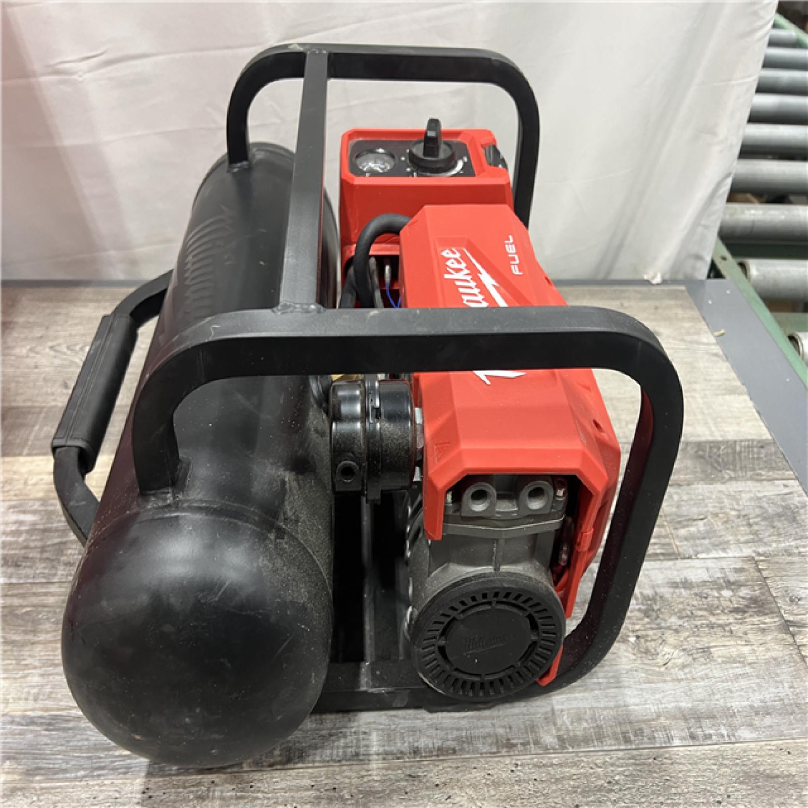 AS-IS MILWAUKEE M18 FUEL 18-Volt Lithium-Ion Brushless Cordless 2 Gal. Electric Compact Quiet Compressor (Tool-Only)