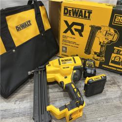 AS-IS DEWALT 20V MAX XR 18 Gauge Brad Nailer Kit