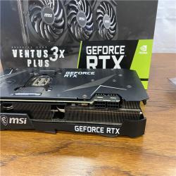 AS-IS MSI NVIDIA GeForce RTX 3080 Ventus 3X Plus LHR Overclocked Triple Pack 12GB GDDR6X PCIe 4.0 Graphics Card