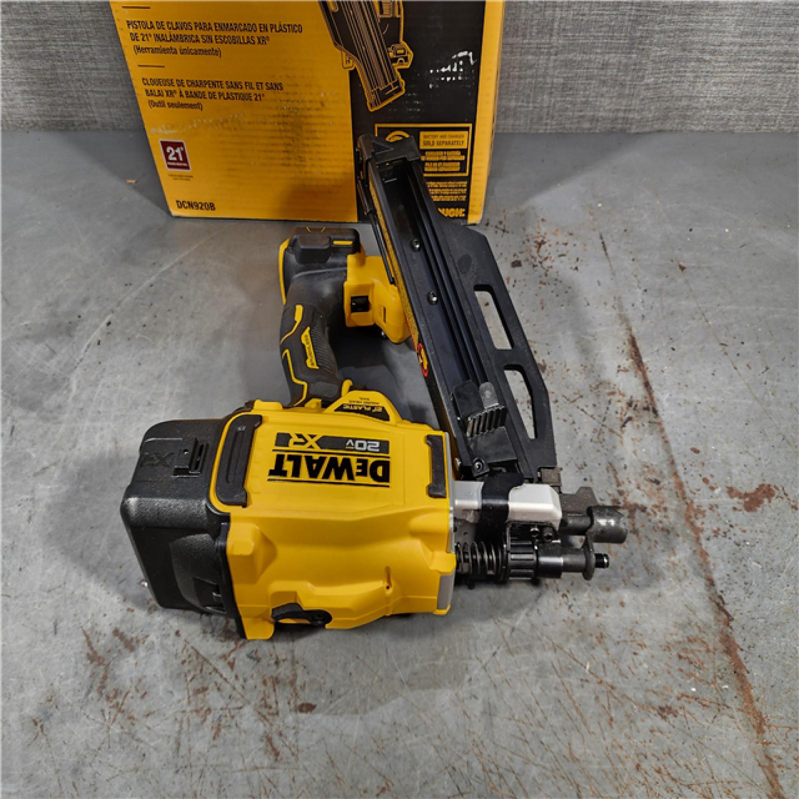 HOUSTON LOCATION - AS-IS DEWALT 20-Volt 21Â° Cordless Framing Nailer (Tool-Only)