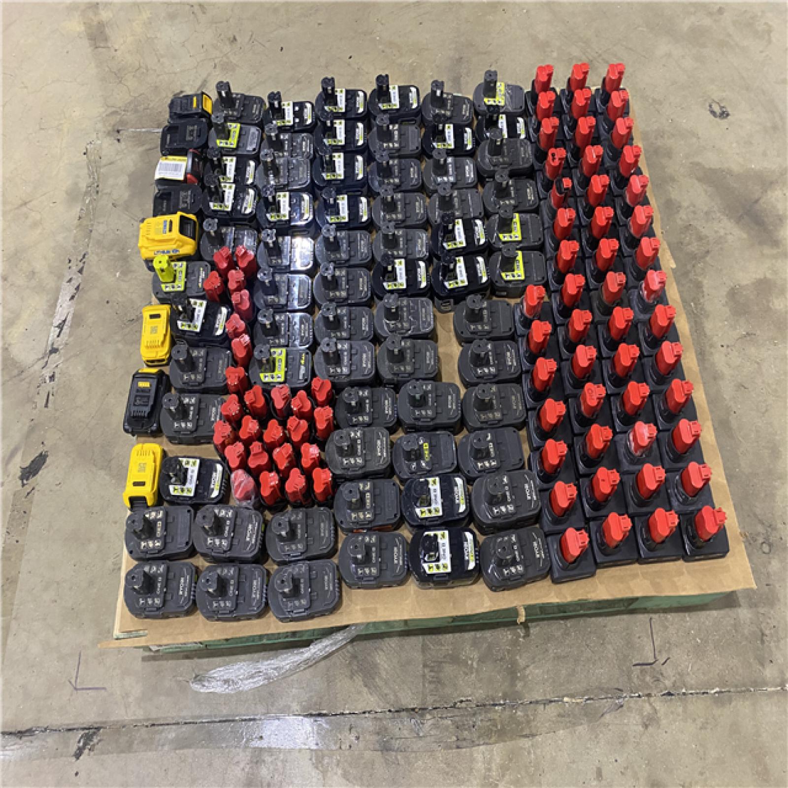 Houston Location - AS-IS Tool Pallet batteries