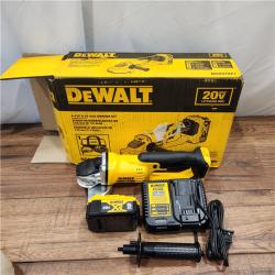 AS-IS 20V MAX Cordless 4.5 in. - 5 in. Grinder, (1) 20V 5.0Ah Battery, and Charger