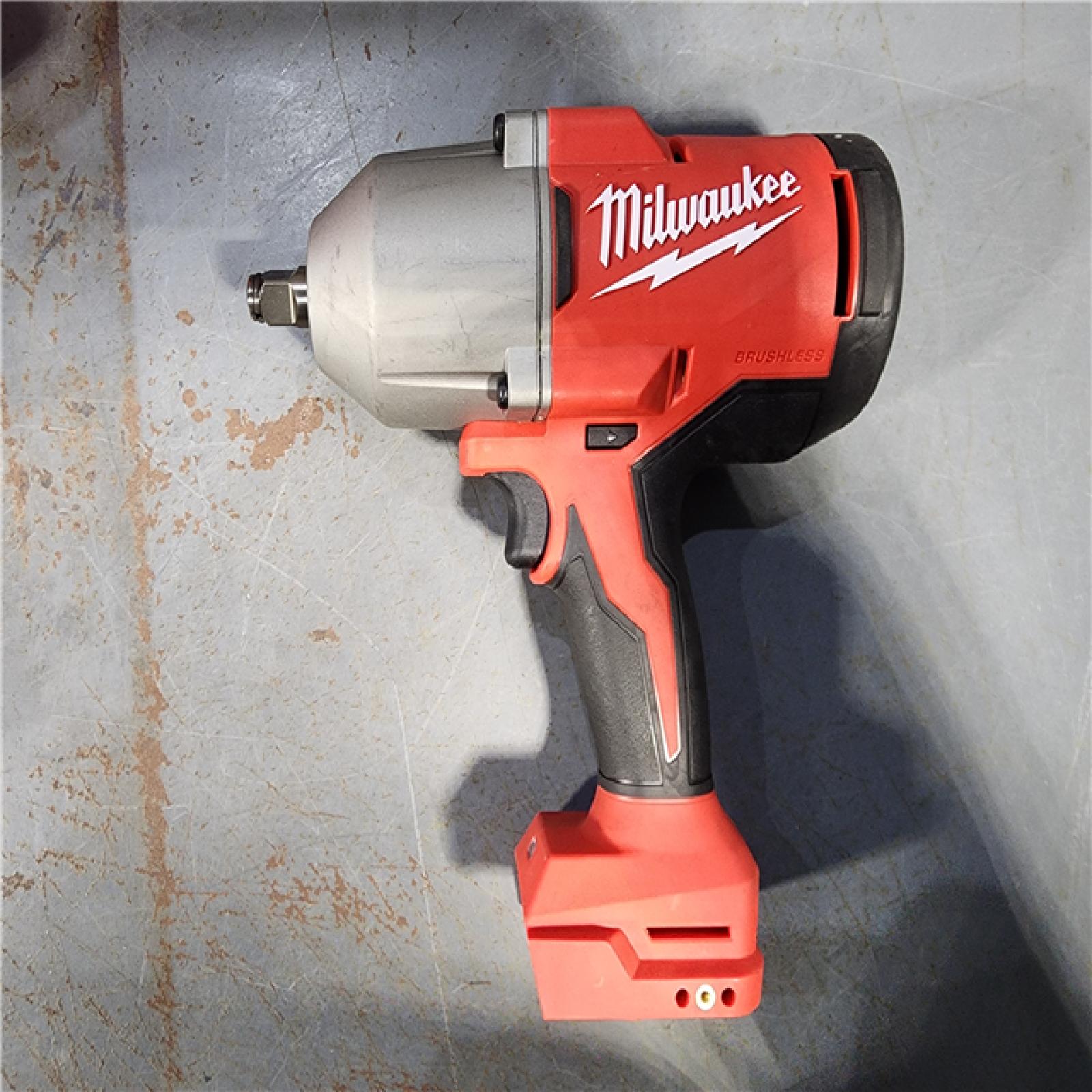 HOUSTON LOCATION - AS-IS M12/M18 12/18V Lithium-Ion Cordless 3/8 in. Ratchet and 1/2 in. High Torque Impact Wrench with Friction Ring Combo Kit