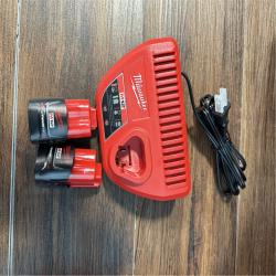 California AS-IS Milwaukee M12 Force Logic Press Tool Kit, Includes (2) Batteries, Charge and Hard Case