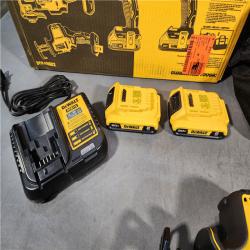 HOUSTON LOCATION - AS-IS DeWalt 20V MAX ATOMIC Cordless Brushless 4 Tool Combo Kit