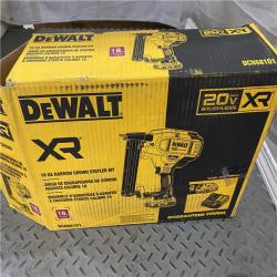 Houston location AS-IS DEWALT New in Box DEWALT DCN681D1 20V 18Ga Stapler Kit