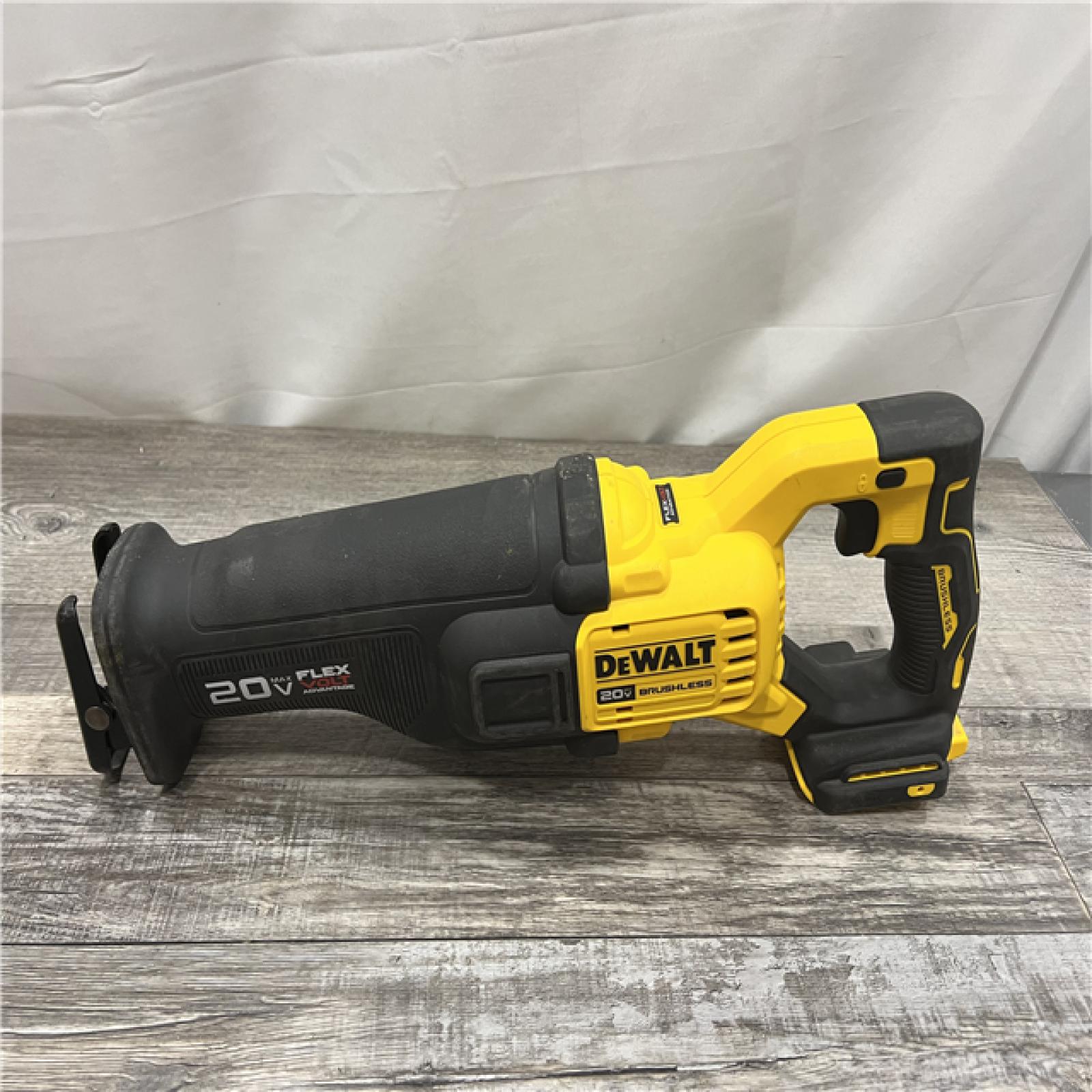 AS-IS DEWALT 20V MAX Lithium Ion Cordless Brushless Reciprocating Saw with FLEXVOLT ADVANTAGE (Tool Only)