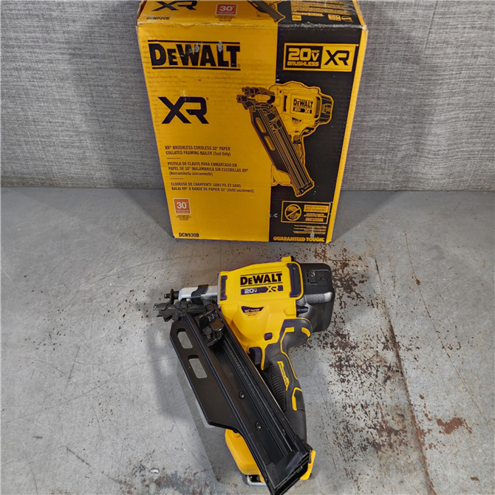 HOUSTON LOCATION - AS-IS DEWALT 20-Volt 30Â° Cordless Framing Nailer (Tool-Only)