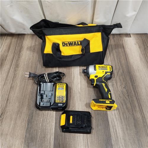 AS IS DEWALT ATOMIC 20V MAX* Brushless Cordless Compact 1/4 in. Impact Driver Kit