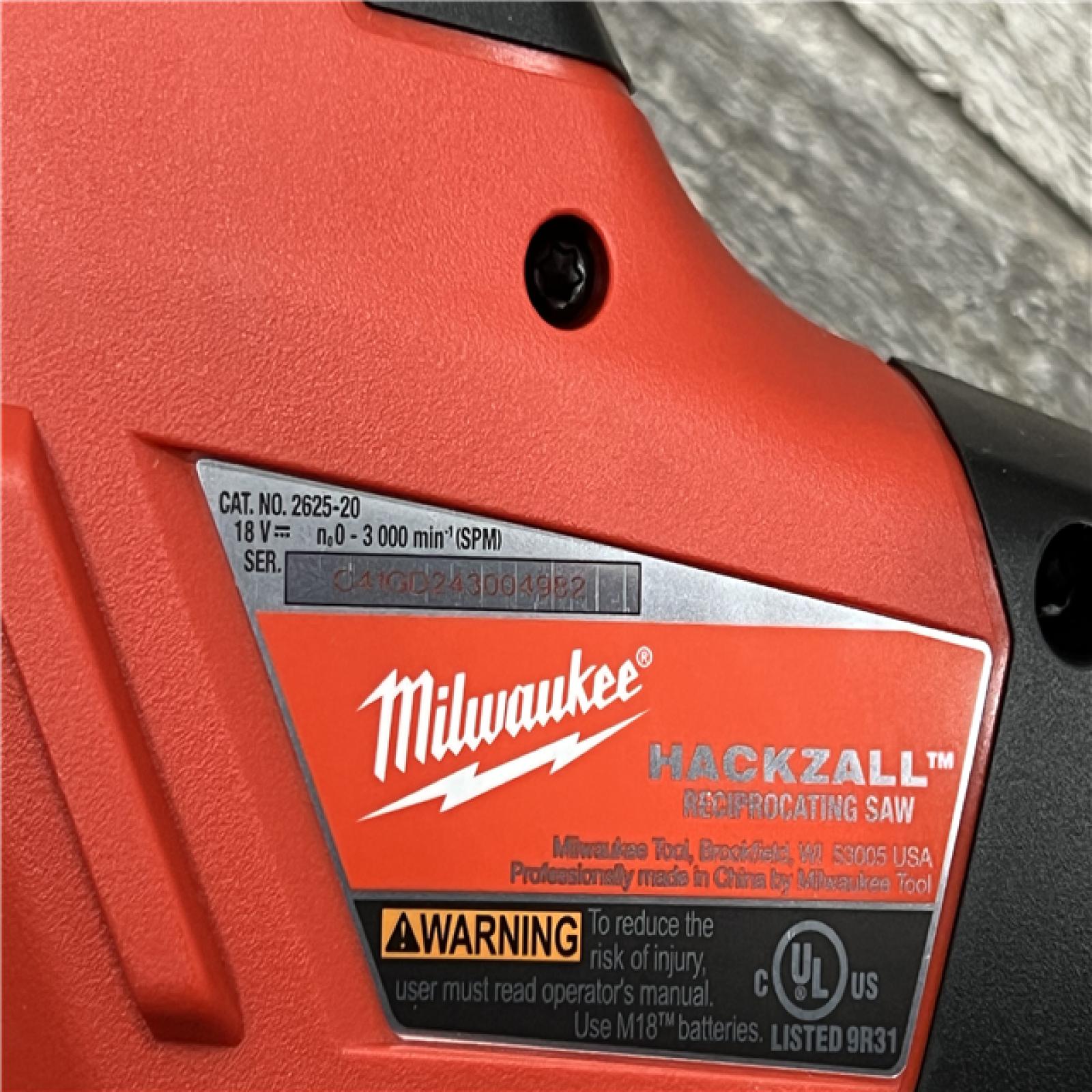 AS-IS MILWAUKEE M18 18V Lithium-Ion Cordless Combo Kit (5-Tool) with (1) 3.0Ah and (1) 1.5Ah Battery, (1) Charger, (1) Tool Bag