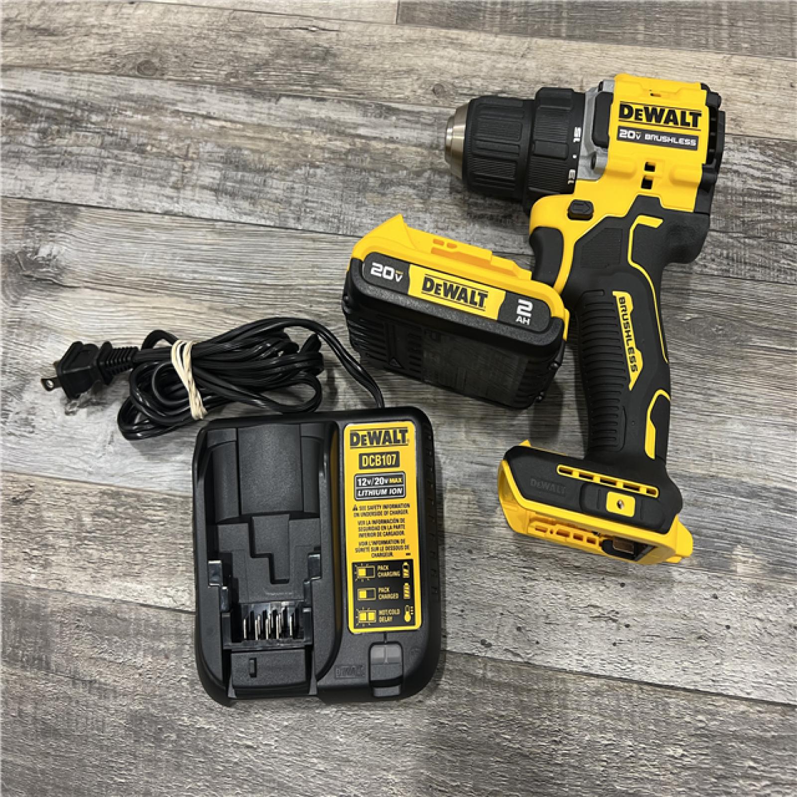 AS-IS DeWalt ATOMIC COMPACT SERIESâ„¢ 20V MAX* Brushless Cordless 1/2 in. Drill/Driver