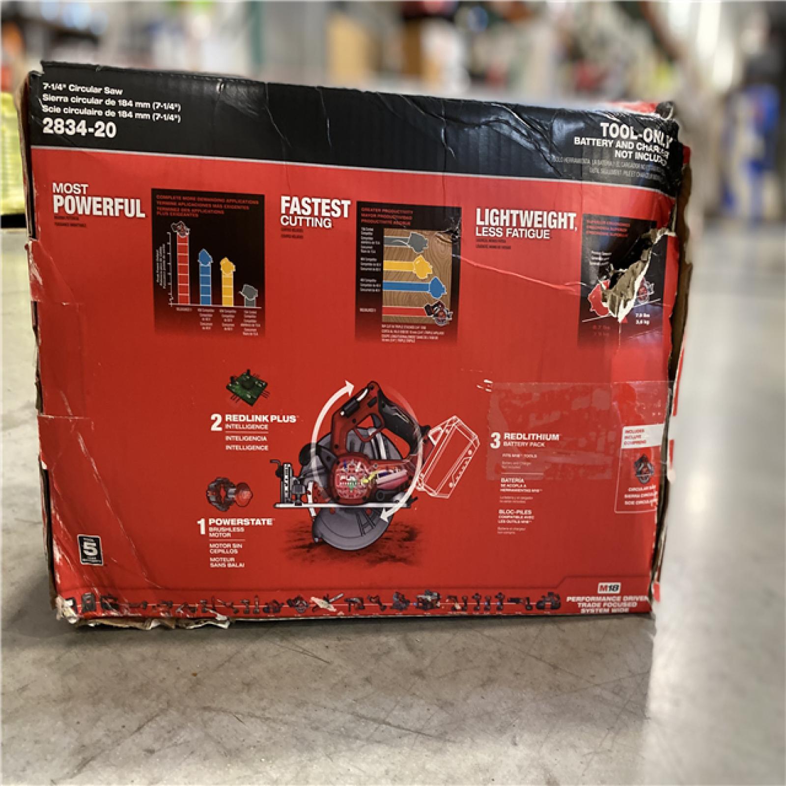 NEW!- Milwaukee M18 FUEL 18V Lithium-Ion Brushless Cordless 7-1/4 in. Circular Saw (Tool-Only)