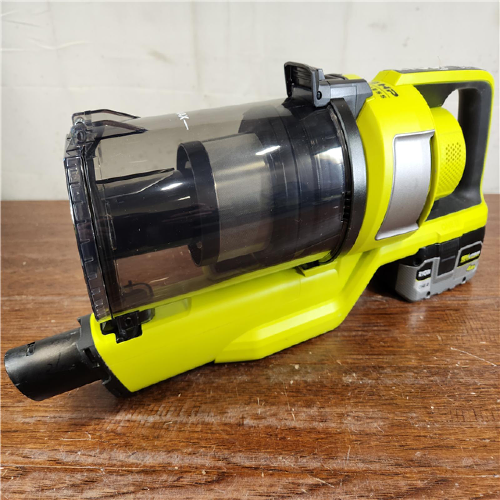 AS-IS RYOBI ONE+ HP 18V Brushless Cordless Pet Stick Vacuum Cleaner Kit