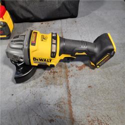 HOUSTON LOCATION - AS-IS (APPEARS LIKE NEW) DeWalt Flexvolt 60V Max Cordless Grinder  4.5 in; 6 in  Kit  1 KT (115-DCG418X2)