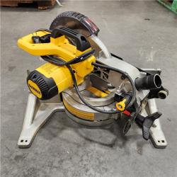 AS-IS DeWalt 15 Amps Corded 10 in. Single Bevel Compound Miter Saw