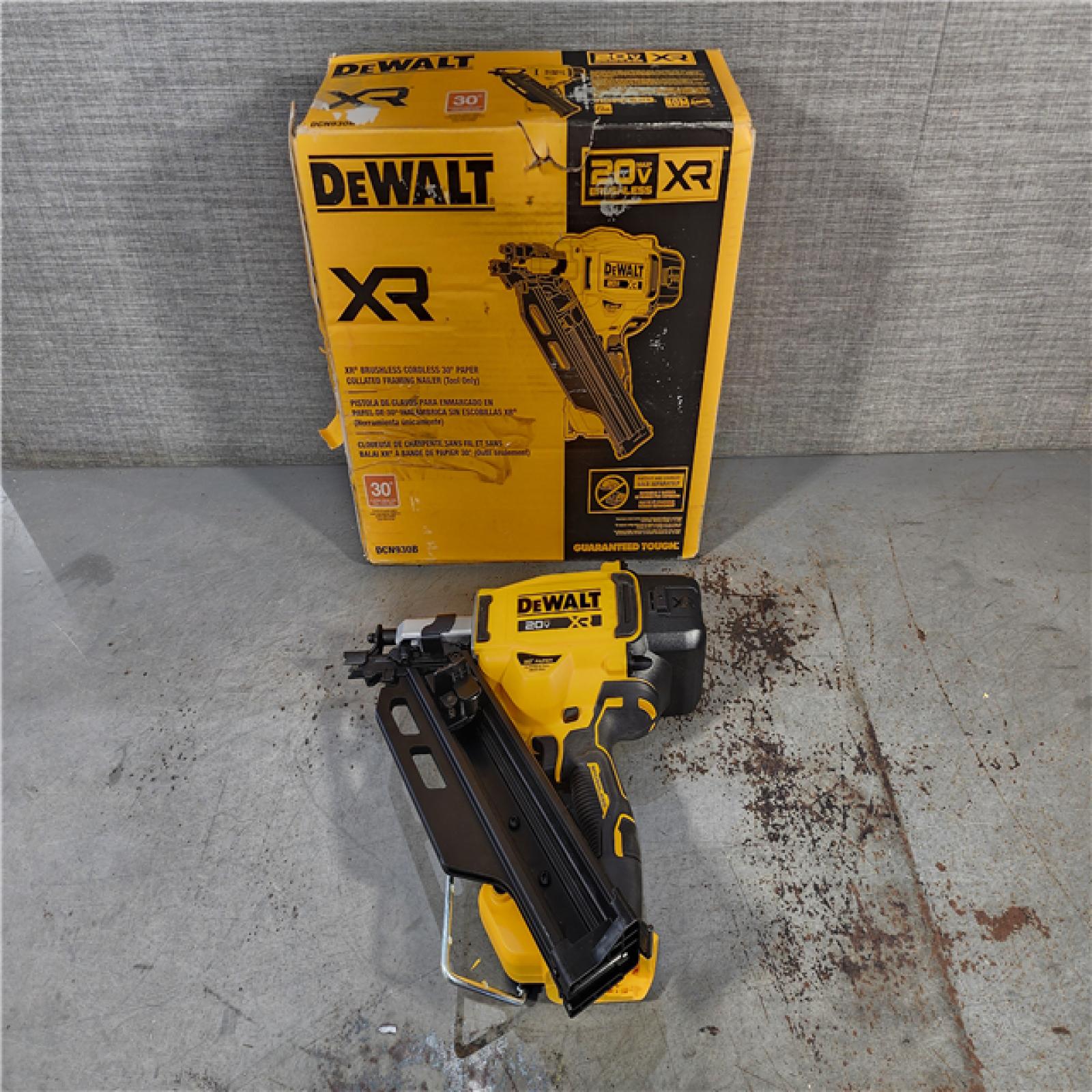 HOUSTON LOCATION - AS-IS DEWALT 20-Volt 30Â° Cordless Framing Nailer (Tool-Only)