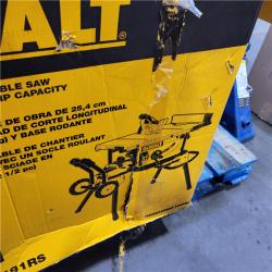 AS-IS DEWALT 10 in. 15 Amp 120V Site-Pro Compact Jobsite Table Saw