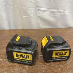 AS-ISDEWALT 20V MAX XR Premium Lithium-Ion 5.0Ah Battery Pack (2 Pack)