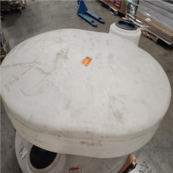 Phoenix Location 2, 210 Gallon Plastic Pick Up Truck Water Storage Tank in White