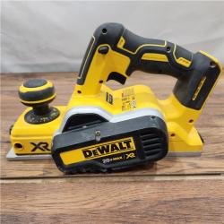 AS-IS DEWALT 20-Volt MAX XR Lithium-Ion Cordless Brushless 3-1/4 in. Planer (Tool-Only)