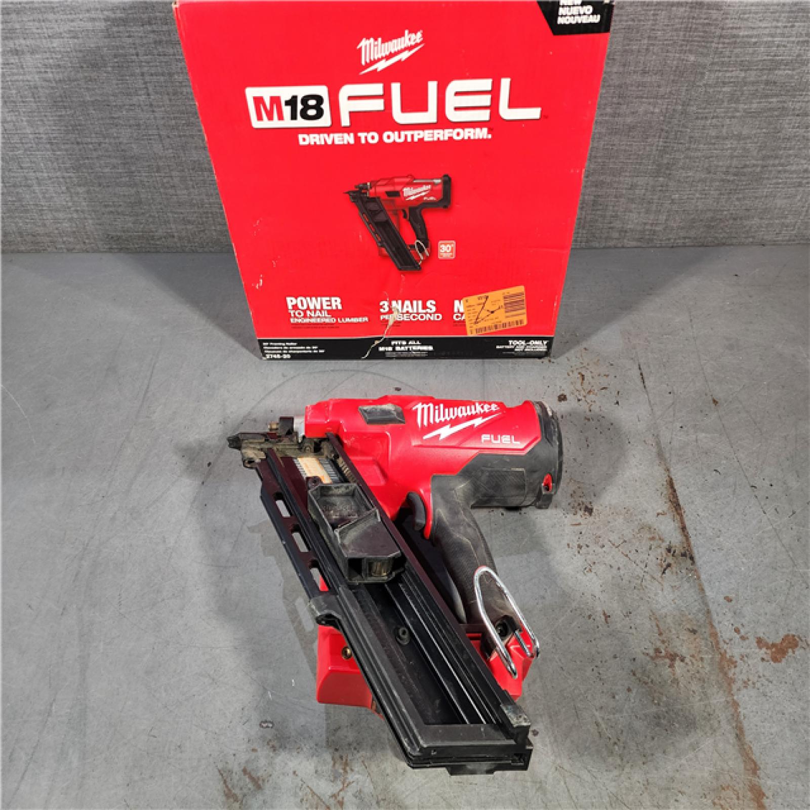 HOUSTON LOCATION - AS-IS M18 FUEL 3-1/2 in. 18-Volt 30-Degree Lithium-Ion Brushless Cordless Framing Nailer (Tool-Only)