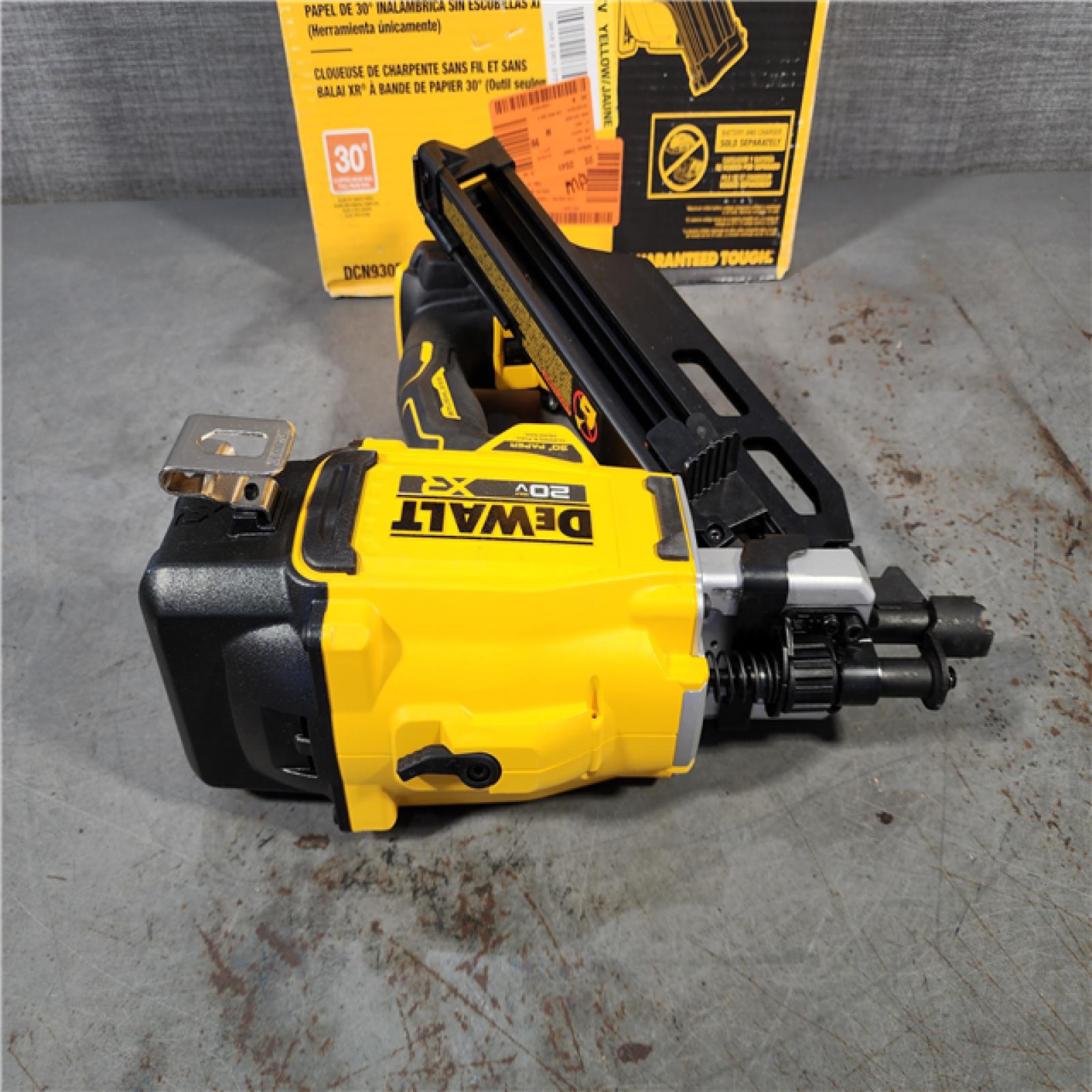 HOUSTON LOCATION - AS-IS DEWALT 20-Volt 30Â° Cordless Framing Nailer (Tool-Only)