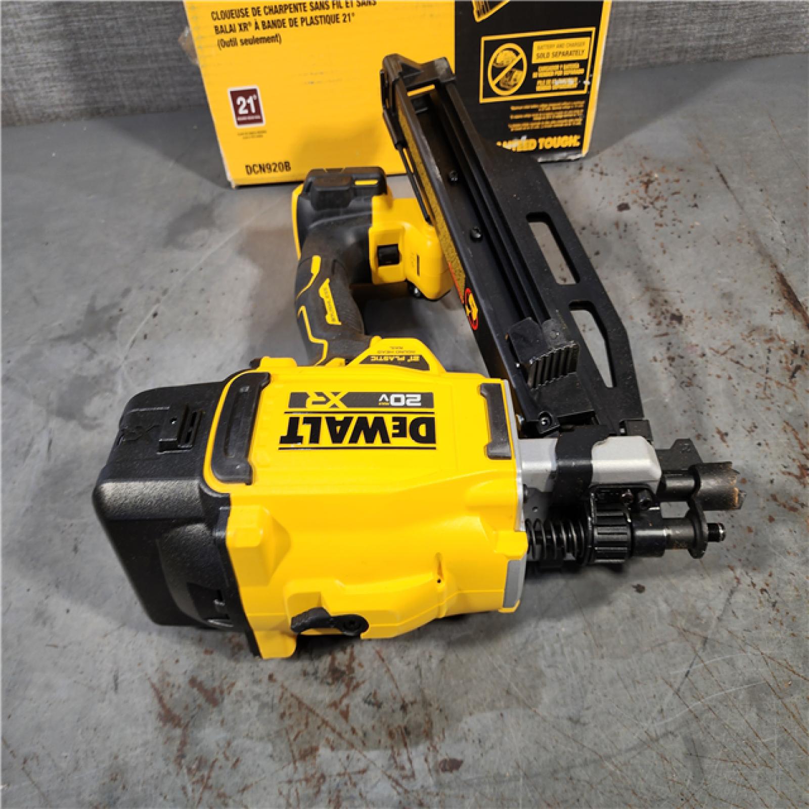 HOUSTON LOCATION - AS-IS DEWALT 20-Volt 21Â° Cordless Framing Nailer (Tool-Only)